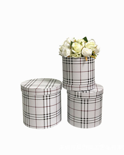 Set 3 cutii flori S3.73 alb