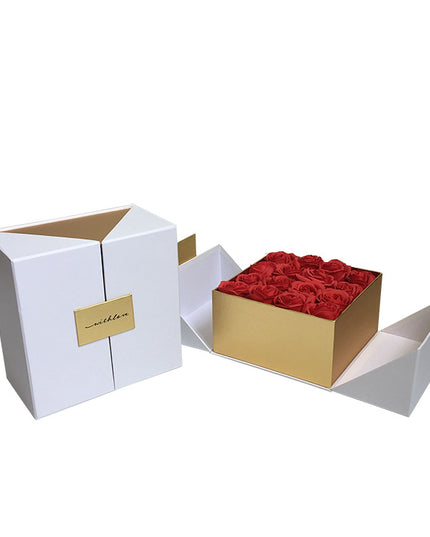 Set 2 cutii flori S2.9 alb