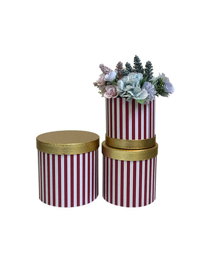 Set 3 cutii flori S3.87 visiniu