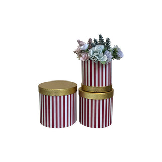 Set 3 cutii flori S3.87 visiniu