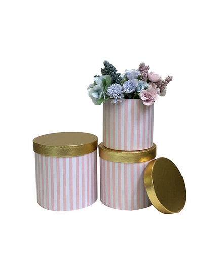 Set 3 cutii flori s3.87 roz