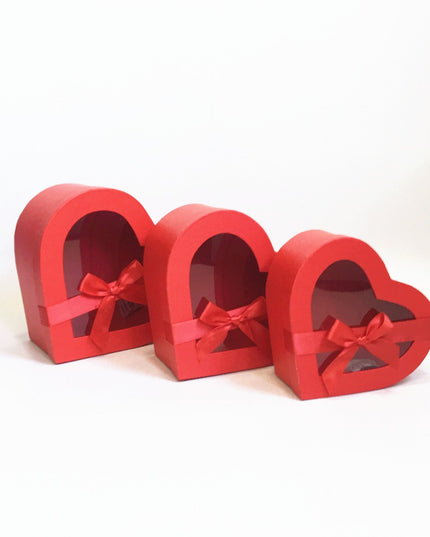 Set 3 cutii flori S3.96 rosu