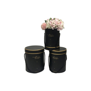 Set 3 cutii flori S3.92 negru