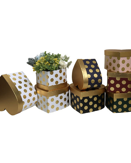 Set 3 cutii flori S3.160 negru