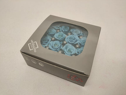 Trandafir criogenat Ø2.5cm albastru