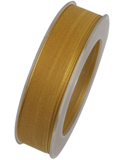 Panglica textil 25mmx50m mustariu