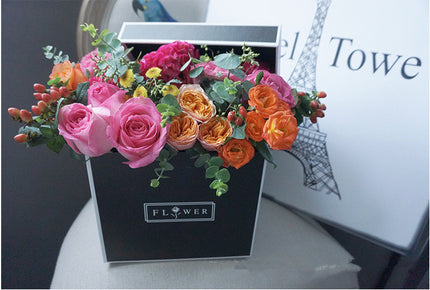 Set 3 cutii flori S3.2 negru