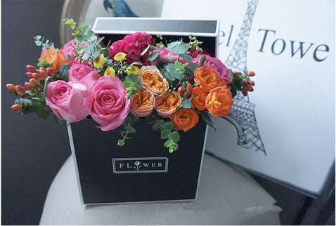 Set 3 cutii flori S3.2 negru