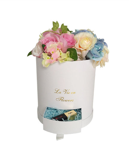 Cutie flori S1.1 alb