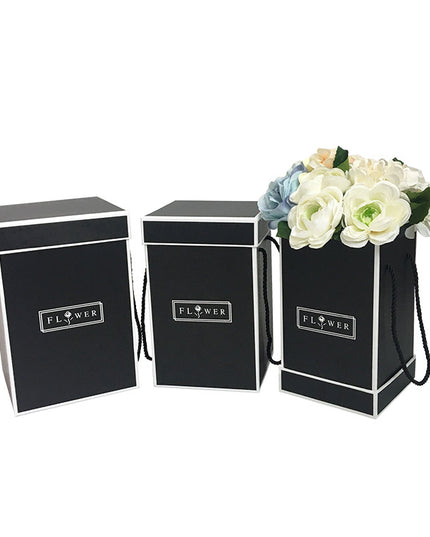 Set 3 cutii flori S3.2 negru