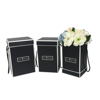 Set 3 cutii flori S3.2 negru