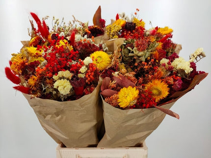 Buchet flori uscate toamna