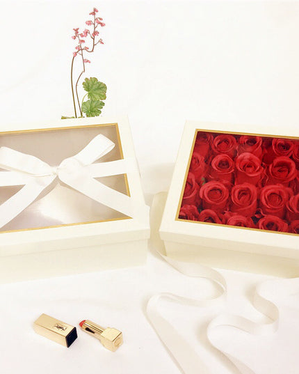 Set 2 cutii flori S2.2 crem