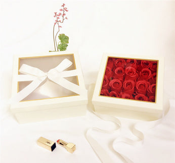 Set 2 cutii flori S2.2 crem