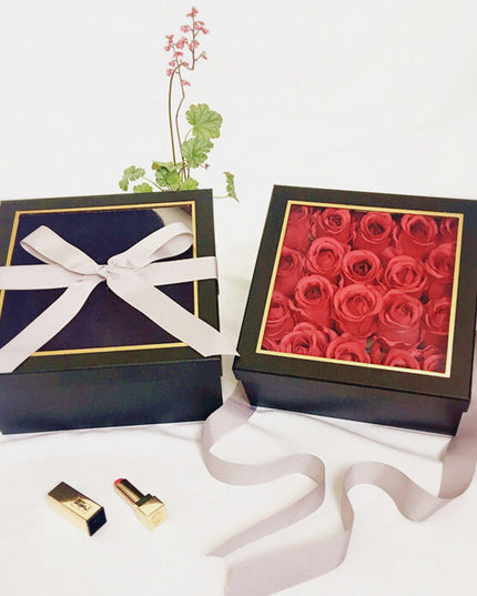 Set 2 cutii flori S2.2 negru