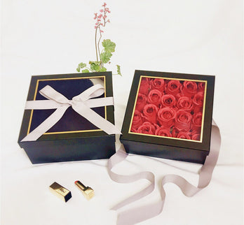 Set 2 cutii flori S2.2 negru