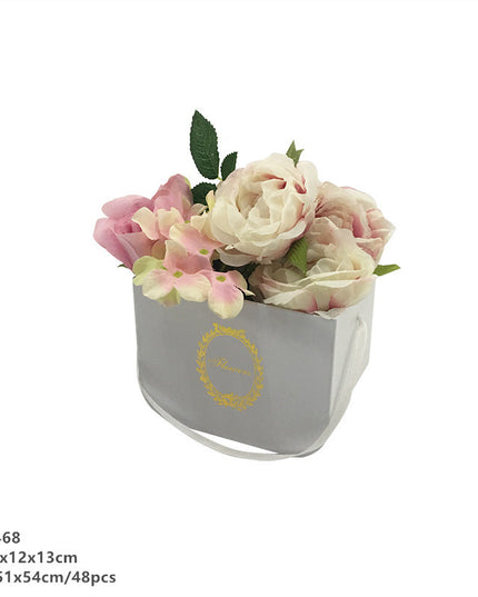 Cutie flori S1.12 alb