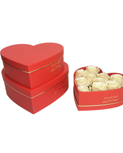 Set 3 cutii flori S3.21 rosu