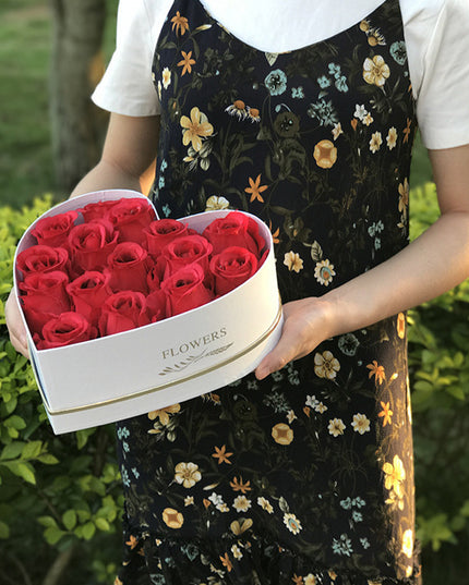 Set 3 cutii flori S3.21 alb