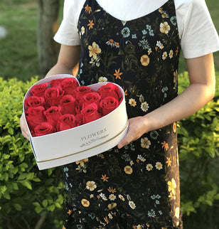 Set 3 cutii flori S3.21 alb