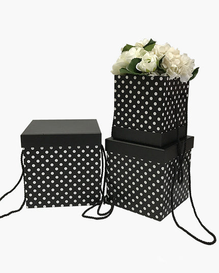 Set 3 cutii flori S3.4 negru