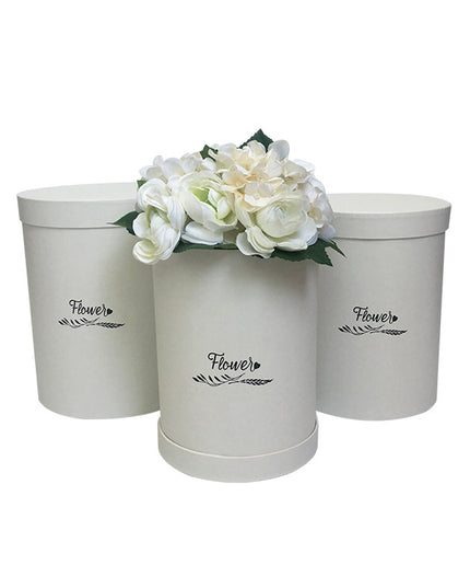 SET 3 CUTII FLORI S3.5 ALB