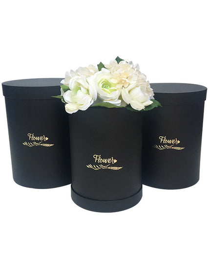 Set 3 cutii flori S3.5 negru