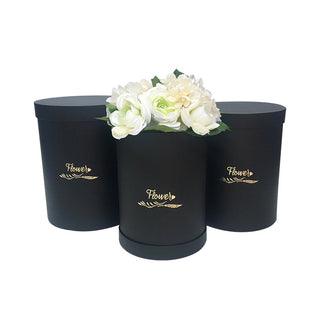 Set 3 cutii flori S3.5 negru