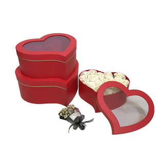 SET 3 CUTII FLORI S3.3 ROSU