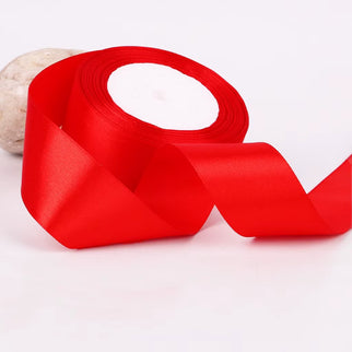 Panglica textil 4cm x 9m rosu