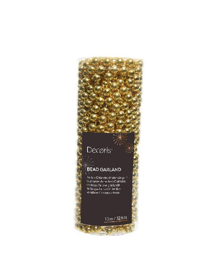 Ghirlanda cu margele aurii 10m