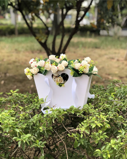 Cutie flori S1.39 alb