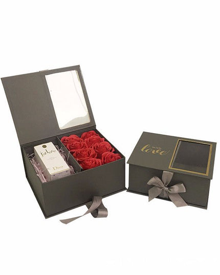 Set 2 cutii flori s2.4 negru