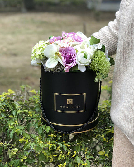 Set 3 cutii flori S3.38 negru