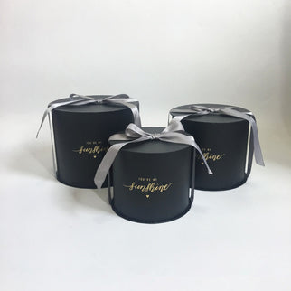 Set 3 cutii flori S3.37 negru