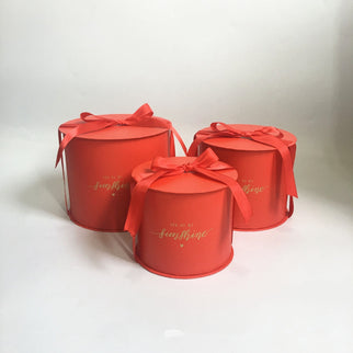 Set 3 cutii flori S3.37 rosu