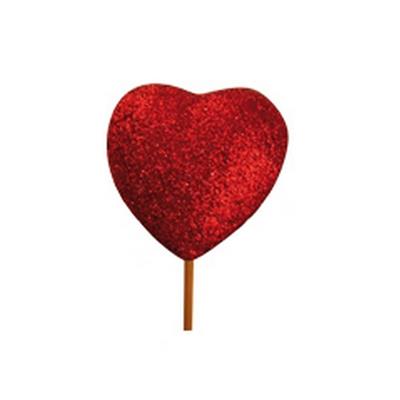 Pick inima cu sclipici s/24