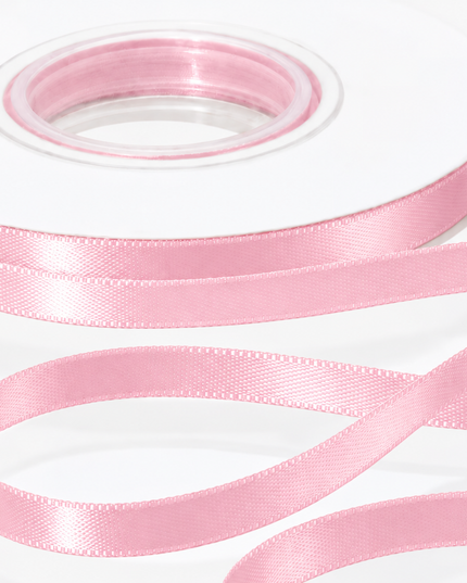 Panglica textil 1cm x 75m roz pal