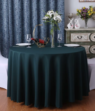 FATA DE MASA ROTUNDA 3.2M VERDE INCHIS