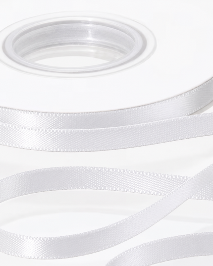 Panglica textil 1cm x 75m alb