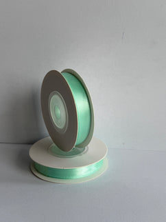 Panglica textil 1cm x 9m verde pastel 1