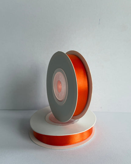 Panglica textil 1cm x 9m portocaliu