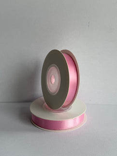 Panglica textil 1cm x 9m roz pastel 3