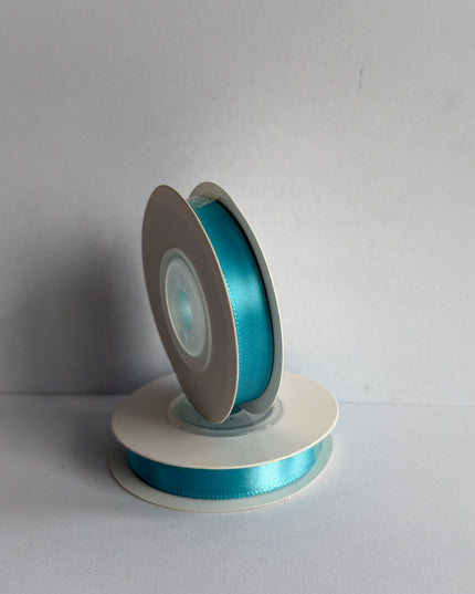 Panglica textil 1cm x 9m turcoaz