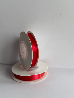 Panglica textil 1cm x 9m rosu