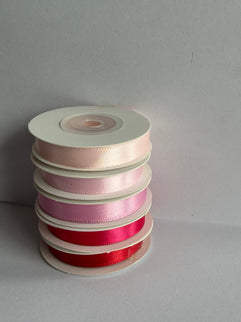 Panglica textil 1cm x 9m rosu