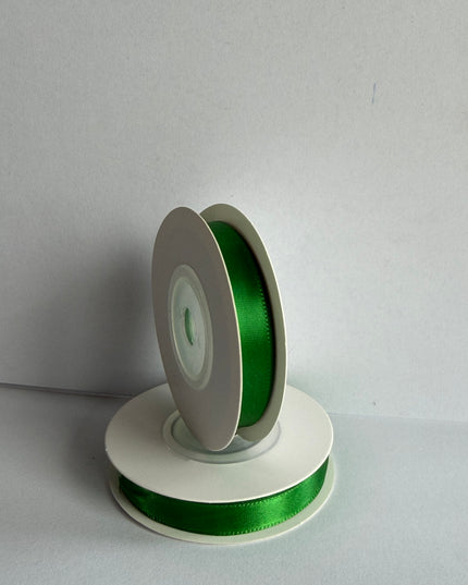 Panglica textil 1cm x 9m verde inchis