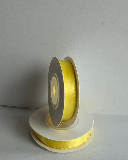 Panglica textil 1cm x 9m galben