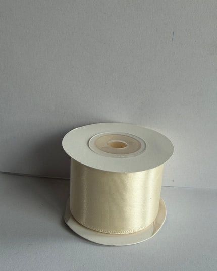 Panglica textil 4cm x 9m ivory