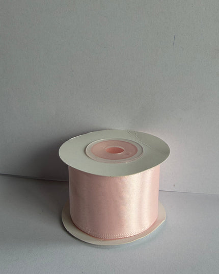 Panglica textil 4cm x 9m ros pastel 1